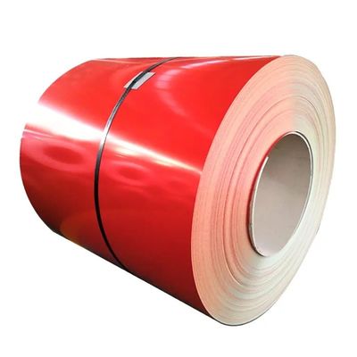 Czerwony Zielony PPGL PPGI Z40 2mm Malowana stalowa cewka walcowana na zimno 1000-1200mm